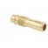 Connector | connector pipe | 0÷35bar | brass | NW 7,2,hose 10mm paveikslėlis 4