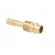 Connector | connector pipe | 0÷35bar | brass | NW 7,2,hose 6mm paveikslėlis 8
