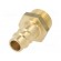 Connector | connector pipe | 0÷35bar | brass | NW 7,2 | -20÷100°C image 1