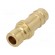 Connector | connector pipe | max.10bar | Enclos.mat: brass | Seal: FPM image 1