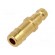 Connector | connector pipe | max.10bar | Enclos.mat: brass | Seal: FPM paveikslėlis 2