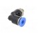 Push-in fitting | angled | M5 | -0.95÷15bar | Mat: PBT | 4mm image 8