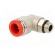 Push-in fitting | angled | -0.99÷20bar | nickel plated brass image 2