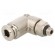 Push-in fitting | angled | -0.99÷20bar | nickel plated brass фото 1