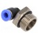 Push-in fitting | angled 90°,twistable | -0.95÷15bar | Thread: 1/2" image 1