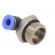 Push-in fitting | angled 90°,twistable | -0.95÷15bar | Thread: 1/2" image 2