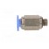 Push-in fitting | straight | -0.95÷10bar | nickel plated brass image 3
