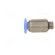 Push-in fitting | straight | -0.95÷10bar | nickel plated brass image 3