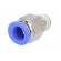 Push-in fitting | straight | -0.95÷15bar | nickel plated brass image 2