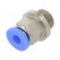 Push-in fitting | straight | G 1/8" | -0.95÷15bar | 4mm image 1