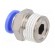 Push-in fitting | straight | -0.95÷15bar | nickel plated brass image 4