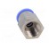 Push-in fitting | straight | -0.95÷15bar | nickel plated brass фото 5