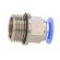 Push-in fitting | straight | -0.95÷15bar | nickel plated brass paveikslėlis 7