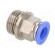 Push-in fitting | straight | -0.95÷15bar | nickel plated brass фото 8