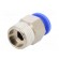Push-in fitting | straight | -0.95÷15bar | nickel plated brass image 6