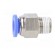 Push-in fitting | straight | -0.95÷15bar | nickel plated brass image 4