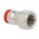 Push-in fitting | straight | -0.99÷20bar | nickel plated brass image 4