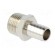 Metal connector | threaded | G 3/8" | Mat: nickel plated brass image 2
