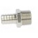 Metal connector | threaded | G 1/2" | Mat: nickel plated brass фото 7