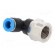 Push-in fitting | threaded,angled 90° | G 1/4" | outside image 2