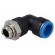 Push-in fitting | threaded,angled 90° | G 3/8" | outside image 1