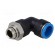 Push-in fitting | threaded,angled 90° | G 3/8" | outside image 2
