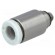 Push-in fitting | threaded,straight | M3 | outside | -1÷10bar image 1