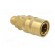 Quick connection coupling | straight | max.15bar | brass | Seal: FPM image 8