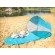 Tracer 46932 Beach pop up mat blue with shelter image 4
