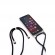 Samsung A30s Case with rope Black Transparent image 2