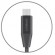 Orsen S32 Micro Data Cable 2.1A 1.2m black paveikslėlis 2