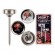 Stainless steel meat thermometer, ca. 7 cm, set of 2 фото 1