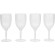 Cambridge CM07655EU7 Fete Diamond 4pcs wine glass set clear image 4