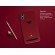 VixFox Card Slot Back Shell for Iphone XSMAX ruby red image 3