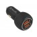 Tellur Dual USB Car Charger With QC 3.0, 6A black image 3