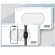 Devia 3In1 Charger for smart phone & Applewatch & Earphone V4 (10W) white image 4