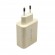 Tellur Green 38W dual port charger Type-C PD20W + USB QC3.0, cream image 2