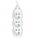 Tracer PowerCord 1.5m white 44613 фото 1