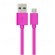 Energizer Hightech Ultra Flat Micro-USB Cable 1.2m pink (C21UBMCGPK4) paveikslėlis 1