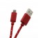 Sbox USB->Micro USB 1M USB-1031R red paveikslėlis 1