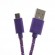 Sbox USB->Micro USB 1M USB-1031U purple paveikslėlis 1