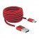 Sbox USB-&gt;Micro USB M/M 1.5m USB-10315R red paveikslėlis 1