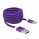 Sbox USB->Micro USB M/M 1m USB-10315U plum purple paveikslėlis 1