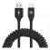 Tellur Data cable Extendable USB to Micro USB 2A 1.8m black image 1