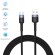Tellur Data Cable USB to Type-C LED Nylon Braided 1.2m Black paveikslėlis 4