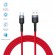 Tellur Data Cable USB to Type-C with LED Light 3A 1.2m Red image 2