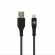 Tellur Green Data cable USB to Lightning 2.4A 1m nylon black paveikslėlis 1