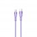 Tellur Silicone Type-C to Lightning cable PD30W 1m purple image 1