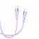 Tellur Silicone Type-C to Lightning cable PD30W 1m purple фото 2