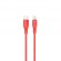 Tellur Silicone Type-C to Lightning cable PD30W 1m red image 1